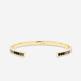 Bryan Anthonys Eclipse Pave Bangle in Gold Back Side