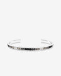 Bryan Anthonys Eclipse Pave Bangle in Silver Front Side