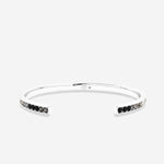Bryan Anthonys Eclipse Pave Bangle in Silver Back Side