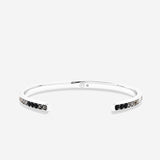 Bryan Anthonys Eclipse Pave Bangle in Silver Back Side