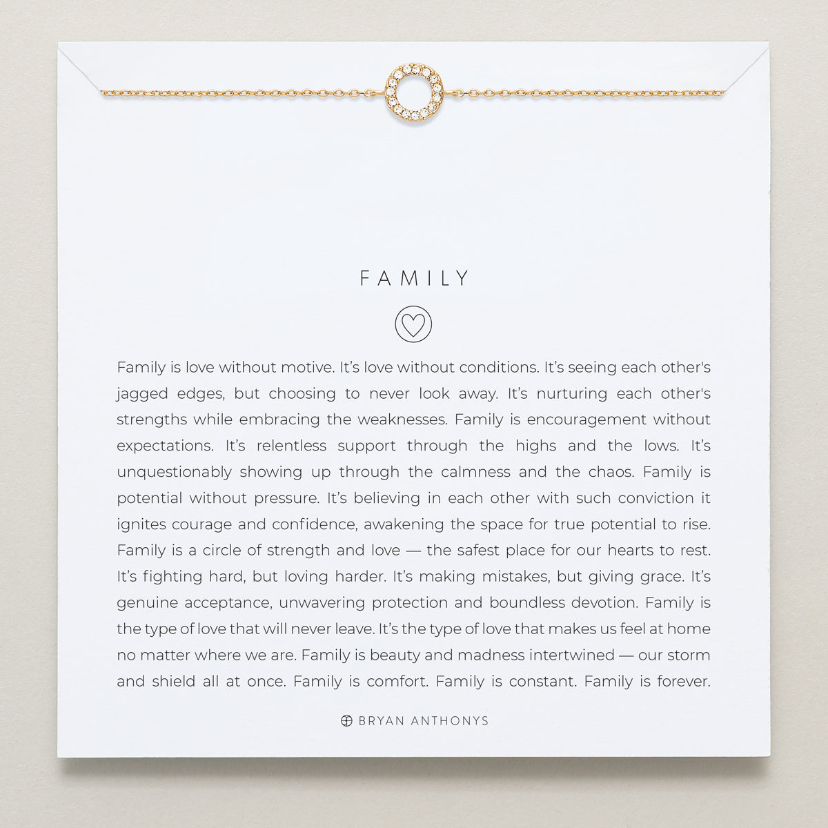 Bryan Anthonys Family Bracelet Gold
