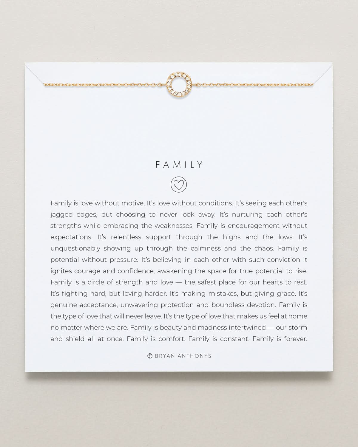 Bryan Anthonys Family Bracelet Gold