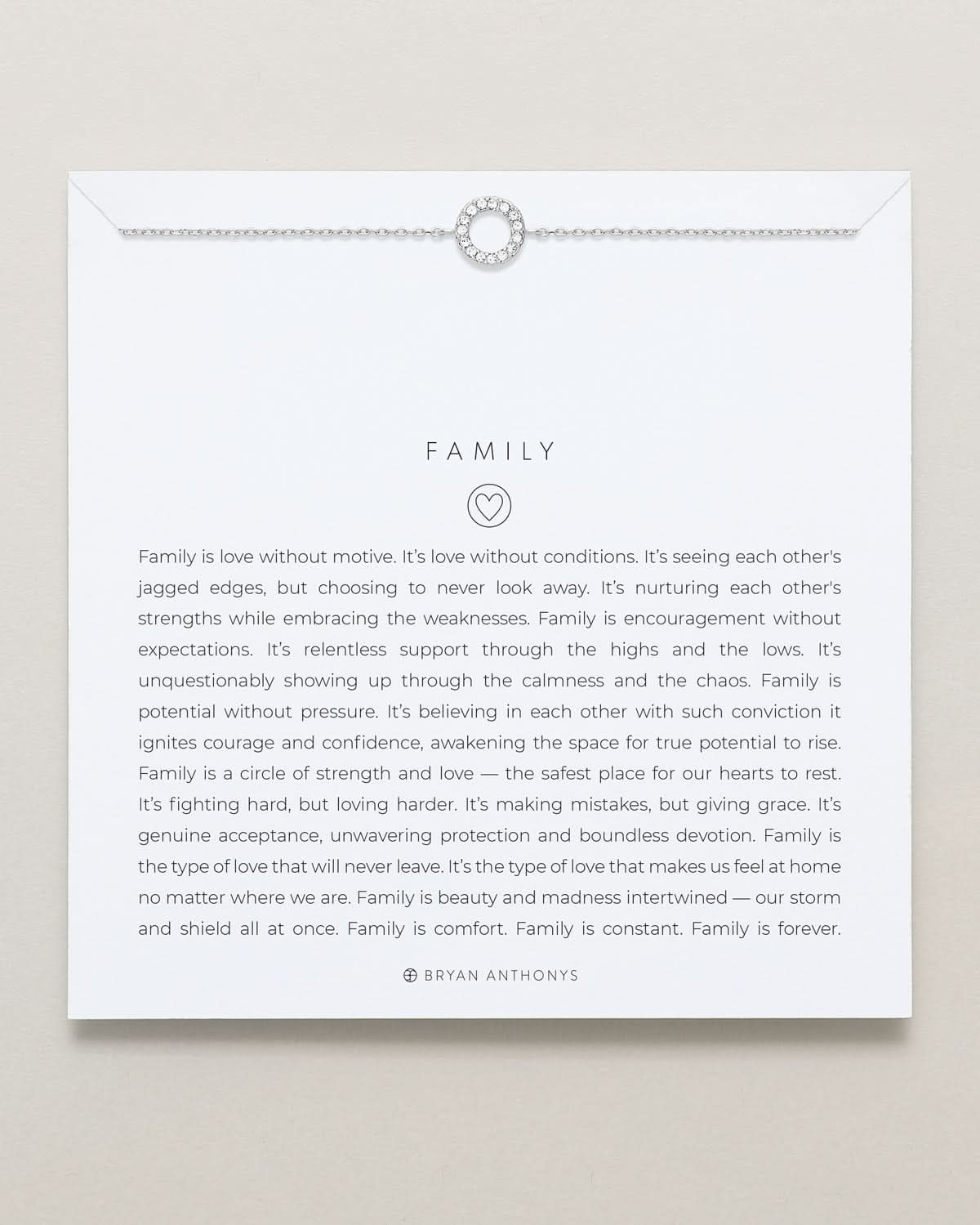 Bryan Anthonys Family Bracelet Silver