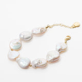 Bryan Anthonys Grit Pearl Statement Bracelet Gold Macro