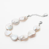 Bryan Anthonys Grit Pearl Statement Bracelet Silver Macro
