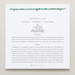 Bryan Anthonys Turquoise Healing Stone Silver Beaded Bracelet On Card