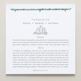 Bryan Anthonys Turquoise Healing Stone Silver Beaded Bracelet On Card