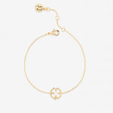 Bryan Anthonys Just for Luck Clover Bracelet Gold