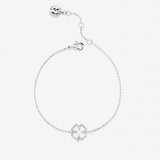 Bryan Anthonys Just for Luck Clover Bracelet Silver