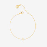 Bryan Anthonys Just For Luck Collection Wishbone Bracelet Gold