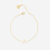 Bryan Anthonys Just For Luck Collection Wishbone Bracelet Gold