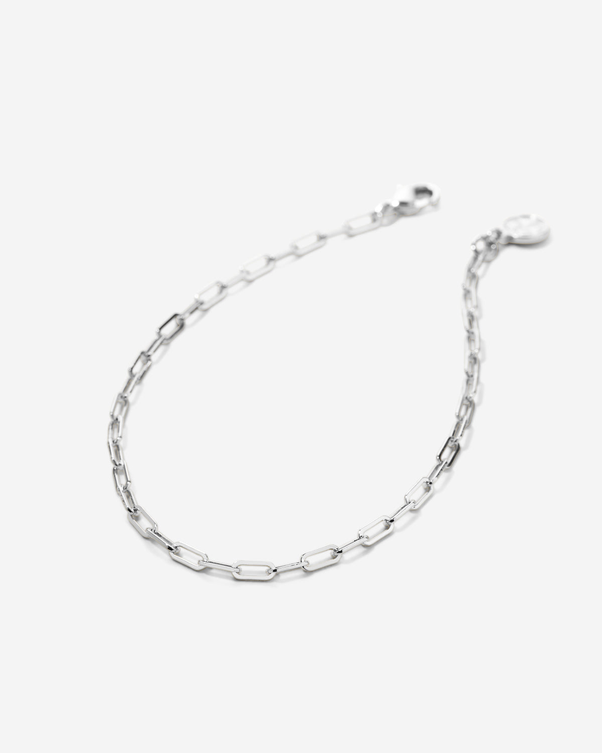 Bryan Anthonys Layers of You Connected Gold Delicate Silver Paperclip Chain Bracelet Macro