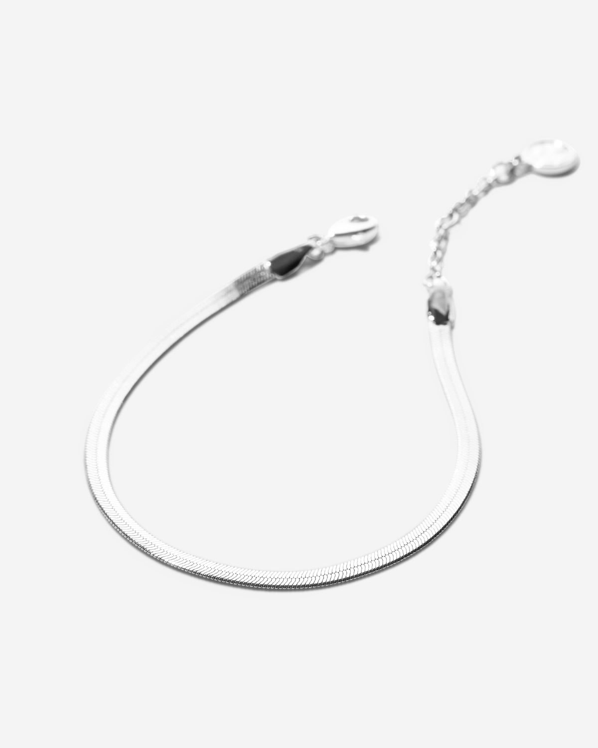 Bryan Anthonys Layers of You Silver Paved Herringbone Chain Bracelet Macro