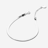 Bryan Anthonys Layers of You Silver Paved Herringbone Chain Bracelet Macro