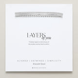 Bryan Anthonys Layers of You Silver Bracelet On Card