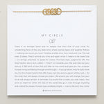 Bryan Anthonys My Circle Friendship Dainty Bracelet Gold