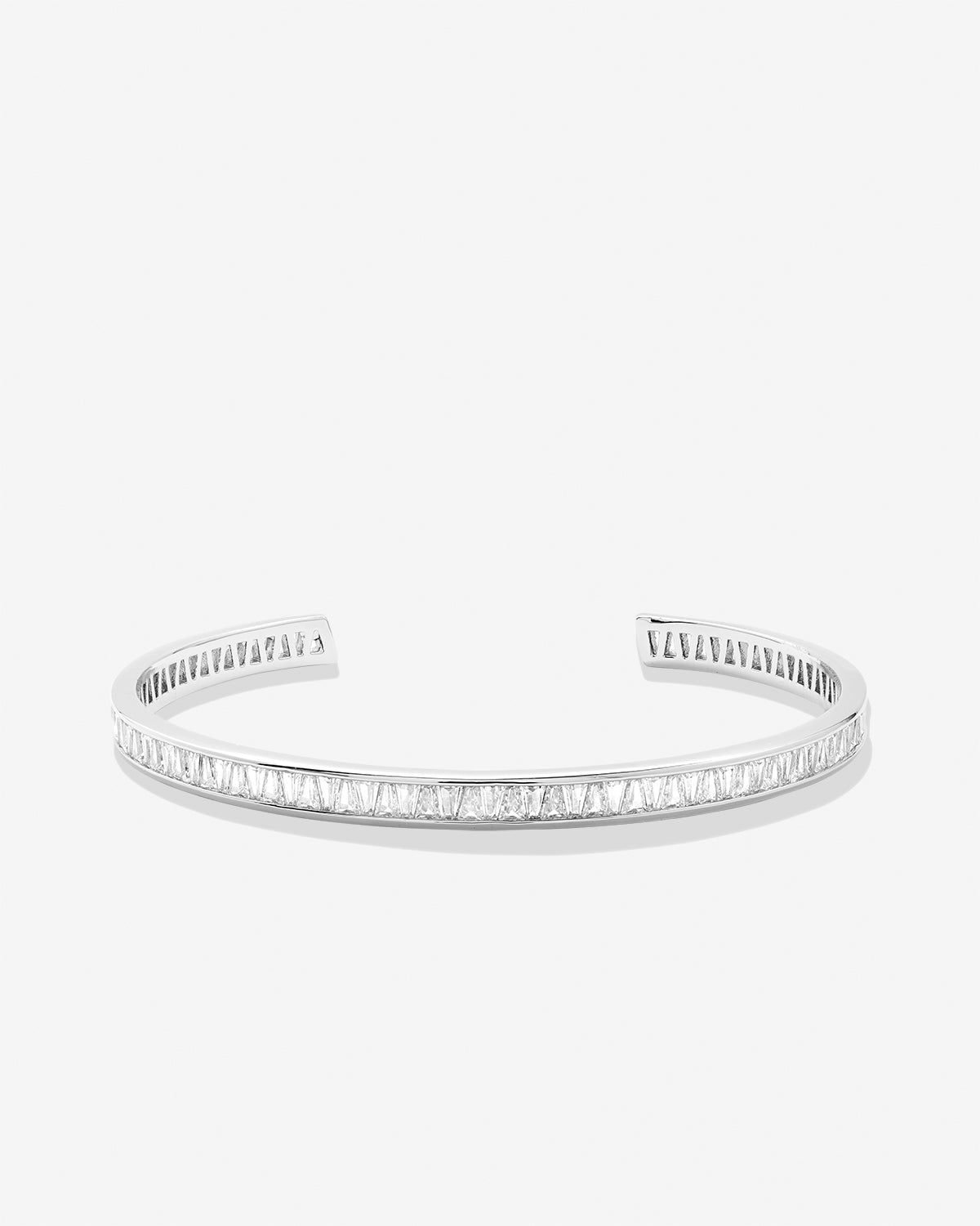 Bryan Anthonys Radiance Collection Baguette Cuff Silver