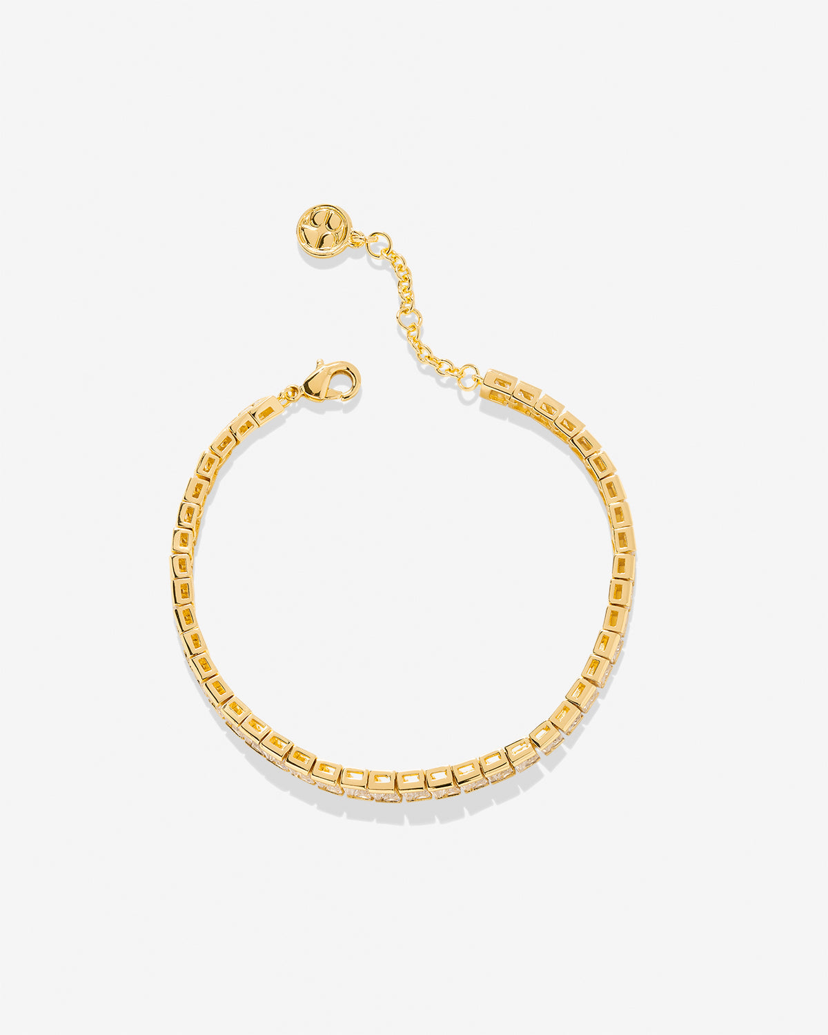 Bryan Anthonys Radiance Collection Baguette Tennis Bracelet Gold