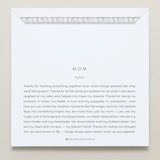 Bryan Anthonys Mom Baguette Tennis Bracelet Silver On Card