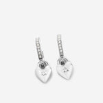 Always In My Heart Icon Huggies in silver finish