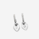 Always In My Heart Icon Huggies in silver finish