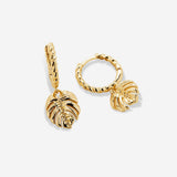 Bryan Anthonys Gold Breathe Huggie Earrings Macro