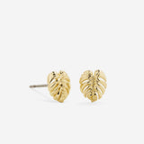 Bryan Anthonys Gold Breathe Stud Earrings Macro