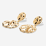 Bryan Anthonys Gold Depth Statement Earrings Macro