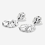 Bryan Anthonys Silver Depth Statement Earrings Macro