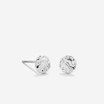 Bryan Anthonys Silver Depth Stud Earrings Macro