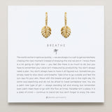 Bryan Anthonys Gold Breathe Huggie Earrings On Card