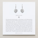 Bryan Anthonys Silver Breathe Huggie Earrings On Card