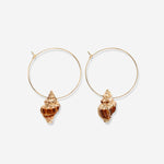 Bryan Anthonys Gold Listen Hoop Earrings Macro