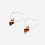 Bryan Anthonys Gold Listen Hoop Earrings Macro