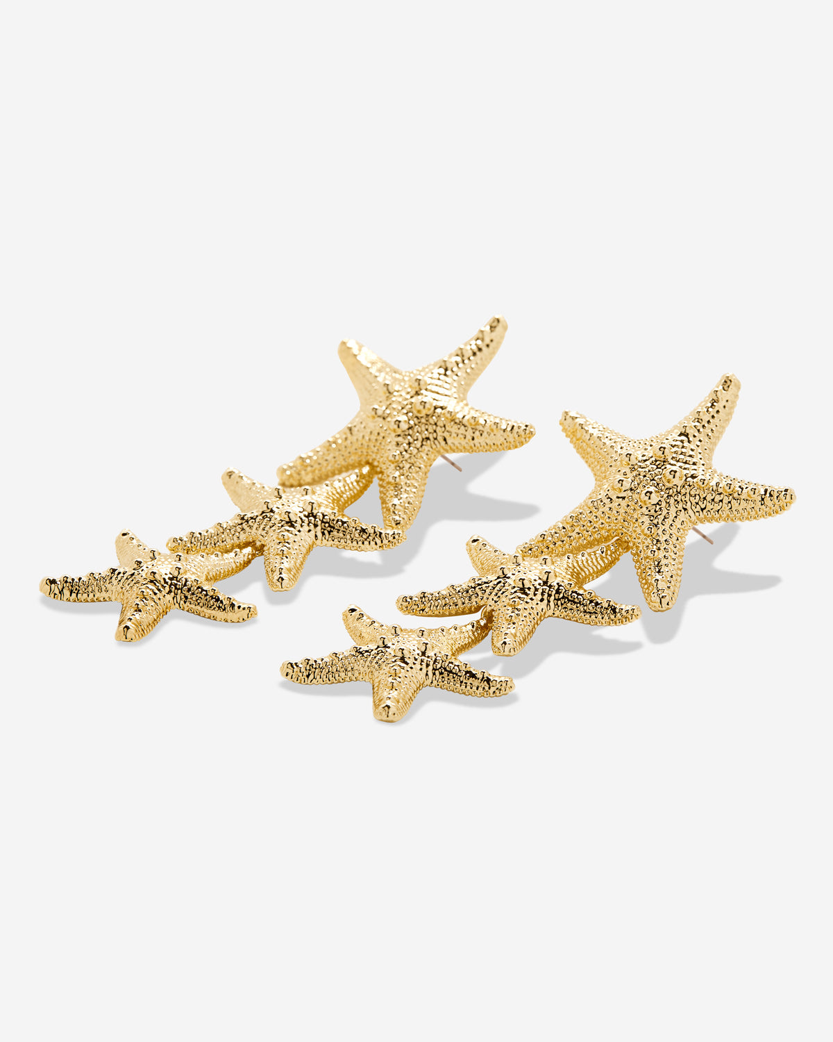 Bryan Anthonys Gold Renew Statement Earrings Macro