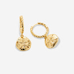 Bryan Anthonys Gold Sea Seeker Huggie Earrings Macro