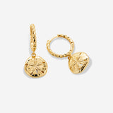 Bryan Anthonys Gold Sea Seeker Huggie Earrings Macro