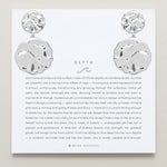 Bryan Anthonys Silver Depth Statement Earrings On Card