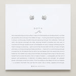 Bryan Anthonys Silver Depth Stud Earrings On Card