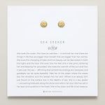 Bryan Anthonys Gold Sea Seeker Stud Earrings On Card