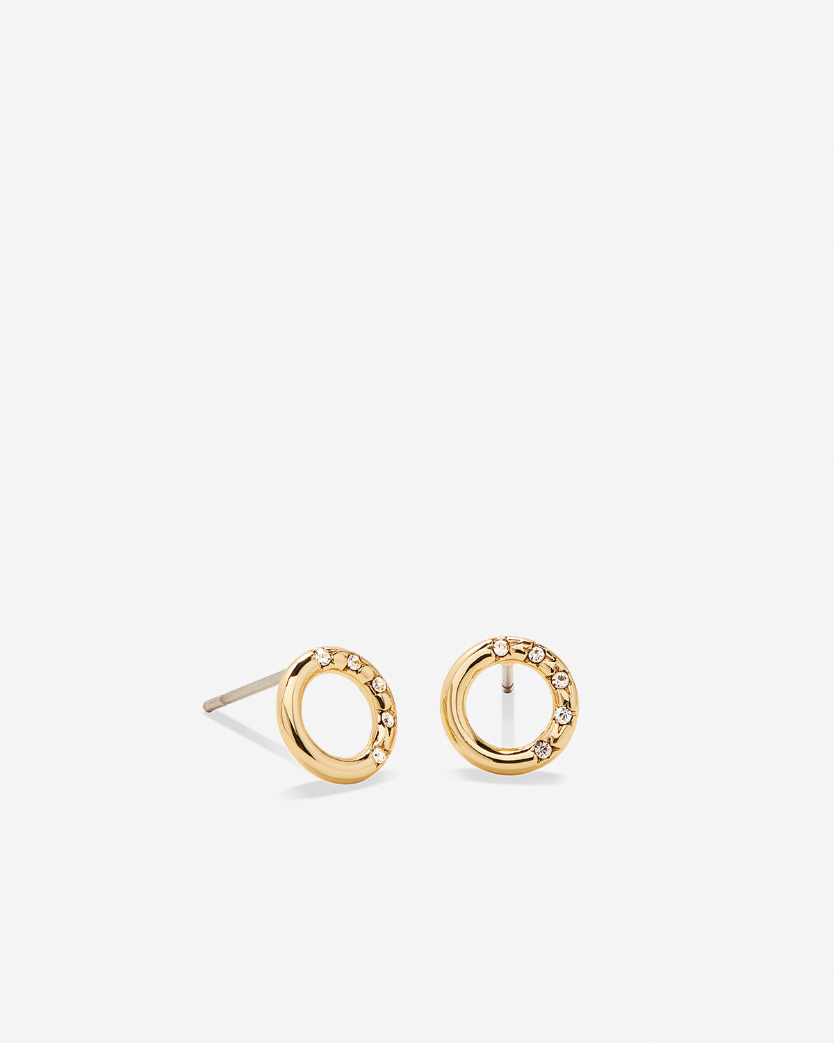 Bryan Anthonys My Circle Stud Earrings Gold