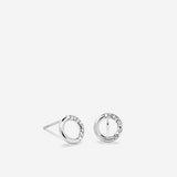 Bryan Anthonys My Circle Stud Earrings Silver