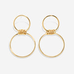 Bryan Anthonys My Circle Statement Earrings Gold