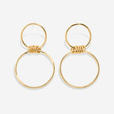 Bryan Anthonys My Circle Statement Earrings Gold