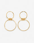 Bryan Anthonys My Circle Statement Earrings Gold