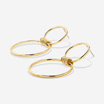 Bryan Anthonys My Circle Statement Earrings Gold