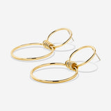 Bryan Anthonys My Circle Statement Earrings Gold