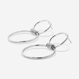 Bryan Anthonys My Circle Statement Earrings Silver