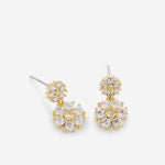 Bryan Anthonys Bloom Gold Crystal Daisy Drop Earrings Macro