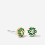 Bryan Anthonys Bloom Green Gold Stud Earrings Macro